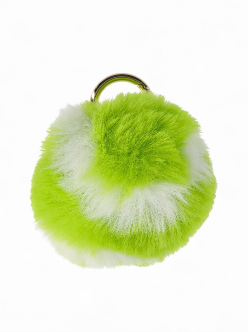 Tennis Ball Fluffy Pom Pom Bag Charm Keychain (Set of 2) [NWT]